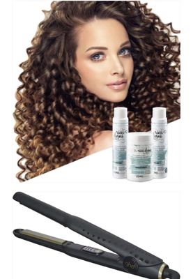 KIT RICCI DIVINI RETRO'150ML+200+150ML PIU' MINI PIASTRA GHD NEW EDITION