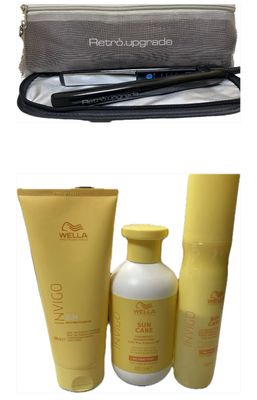 PIASTRINO RETRO' SLIM ROSSO CON POCHETTE PIU' SHAMPOO WELLA SUN 300 ML CONDITIONER 200 ML E SPRAY CORPO CAPELLI 150 ML CON IN OMAGGIO BORSA MARE WELLA PIASTRINO RETRO' SLIM ROSSO CON POCHETTE PIU' SHAMPOO WELLA SUN 300 ML CONDITIONER 200 ML E SPRAY CORPO CAPELLI 150 ML CON IN OMAGGIO BORSA MARE WELLA