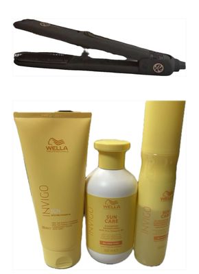 PIASTRA RETRO' COIFFEUR STRAIGHTENER II( 3X9CM) PIU'KIT MARE WELLA PROFESSIONAL CON BORSA