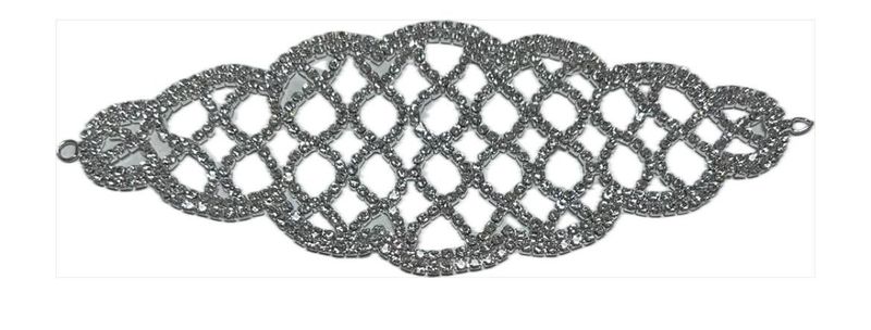 Fermaglio per capelli con strass e punti luce ideale per raccolti