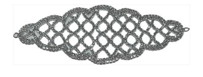 Fermaglio per capelli con strass e punti luce ideale per raccolti