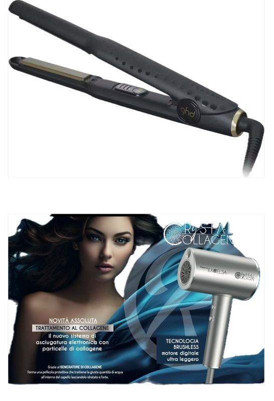 PIASTRA MINI GHD NEW EDITION PIU' PHON RETRO' EXCELSA CRYSTAL COLLAGEN