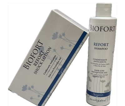 KIT BIOFORT A/CADUTA CON SHAMPOO REFORT 250 ML E FIALI REFORT SHOCK LOTION/10X10ML) KIT BIOFORT A/CADUTA CON SHAMPOO REFORT 250 ML E FIALI REFORT SHOCK LOTION/10X10ML)