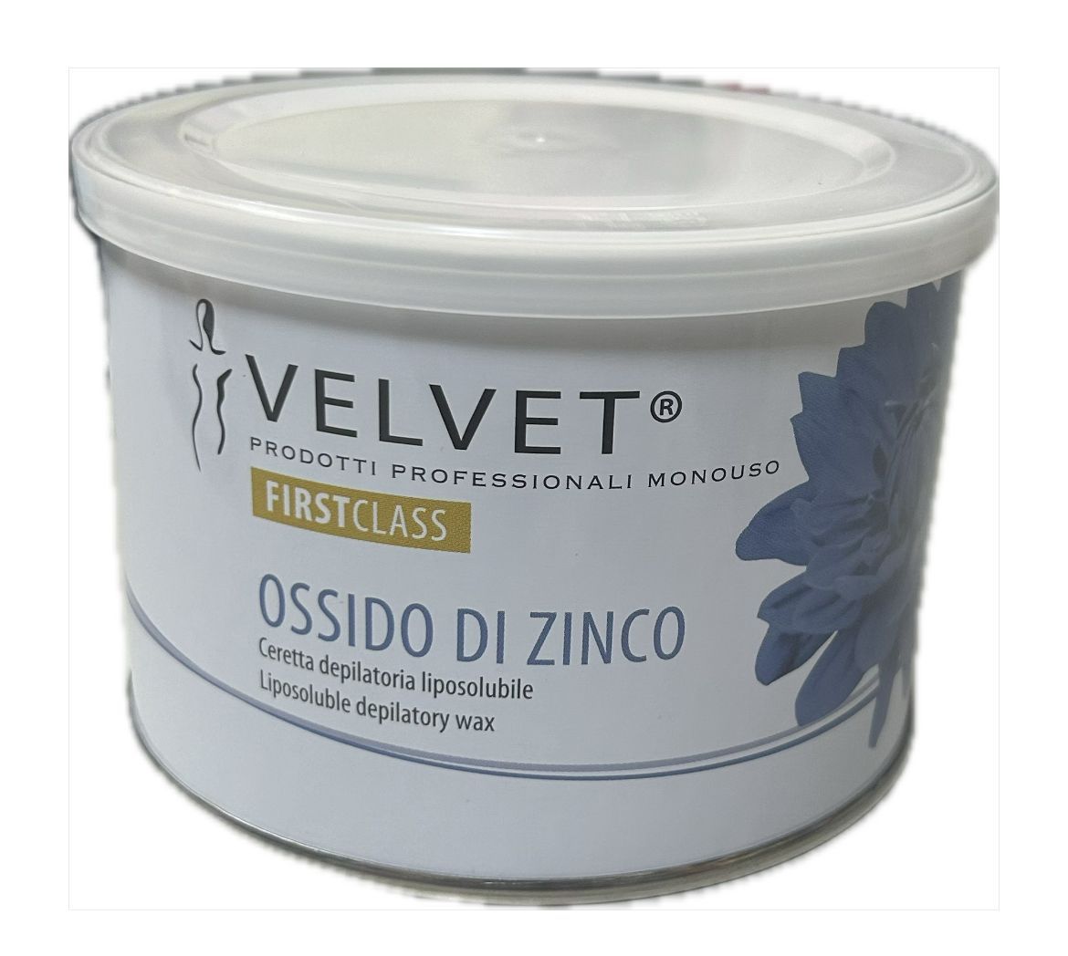 SET ESTETICA CON 24 PZ CERA VASO 400 ML LIPOSOLUBILE VELVET BIOSSIDO DI ZINCO IN OMAGGIO SCALDACERA VASO MOVE PINK