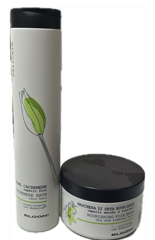 BAGNO CACHMERE ELGON 250 ML PIU' MASCHERA DI SETA NUTRIENTE ELGON  150 ML