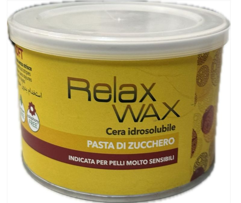 CERA PASTA DI ZUCCHERO 400 ML RELAX WAX X 10 PZ