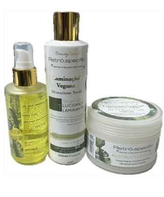 RETRO'LAMINACAO SHAMPOO E  MASCHERA 250 ML ' OLIO  100 ML