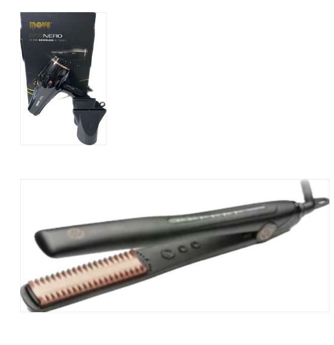 PHON MOVE ORO NERO 2200 WATT MOTORE BRUSHLESS PIU' PIASTRA RETRO' COMB HAIR STRAIGHTENER