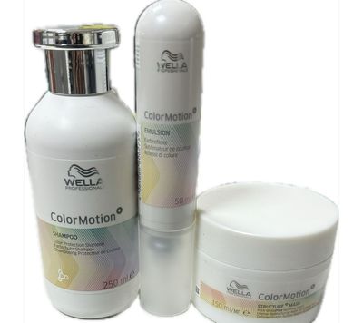 KIT WELLA COLOR MOTION SHAMPOO 250 ML MASCHERA 150 ML E EMULSION COLOR MOTION 50 ML