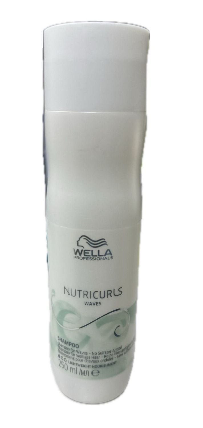 NUTRICURLS WAVES SHAMPOO 250 ML WELLA