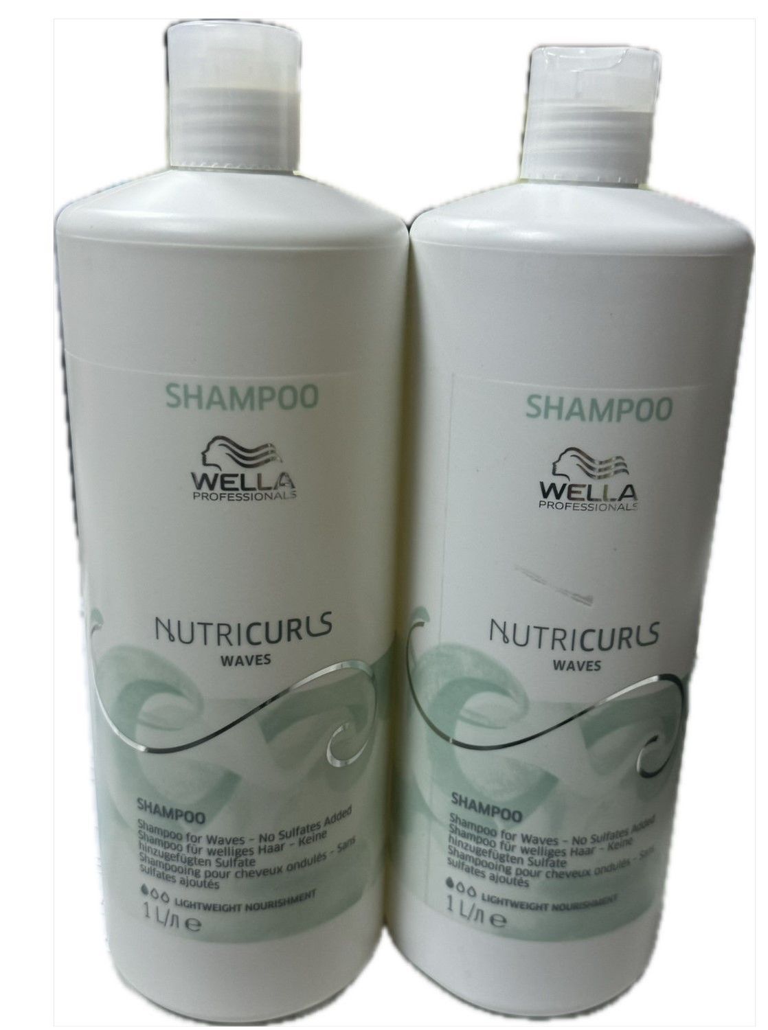 NUTRICURLS WAVES SHAMPOO LT WELLA  X2 PZ