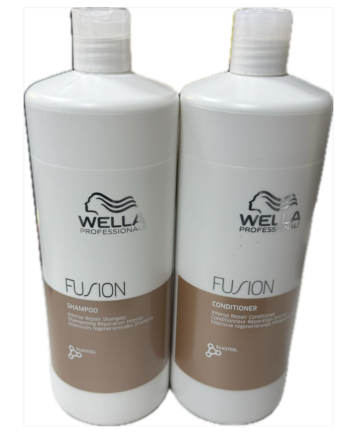 PHON RETRO' C924 BIANCO 100°ANNIVERSARY PIU' SHAMPOO WELLA LT FUSION PIU' CONDITIONER WELLA FUSION LT