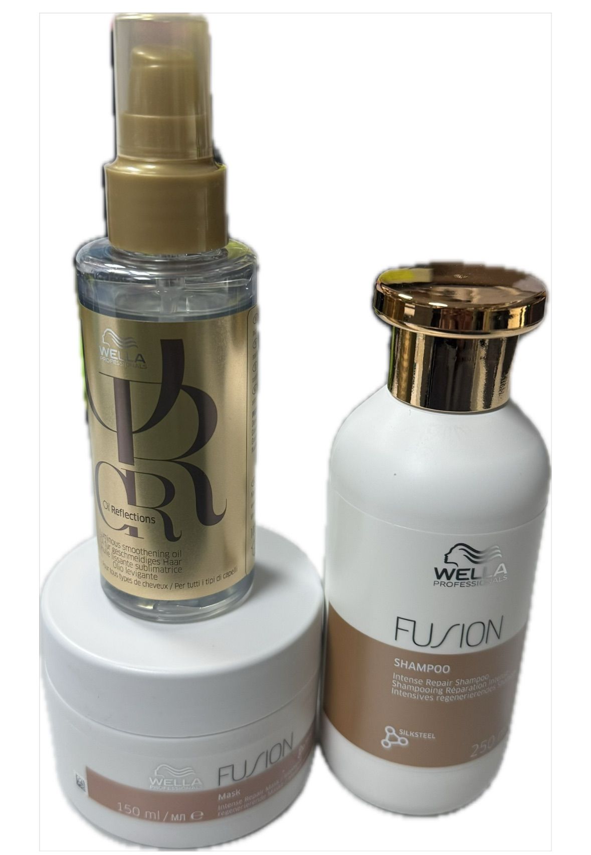 PHON UP GRADE HIPER SENSE BIO INFRAROSSI UG127 PIU' KIT WELLA SHAMPOO FUSION 250ML MASCHERA FUSION 150 ML E SEMI DI LINO OIL REFLECTIONS 100 ML PIU' SPRAY 10 IN 1 KOSTER HAIR VIVE 180 ML