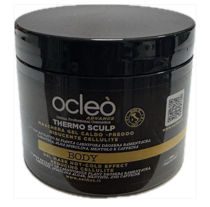 MASCHERA GEL CALDO FREDDO RIDUCENTE CELLULITE OCLEO' 500 ML