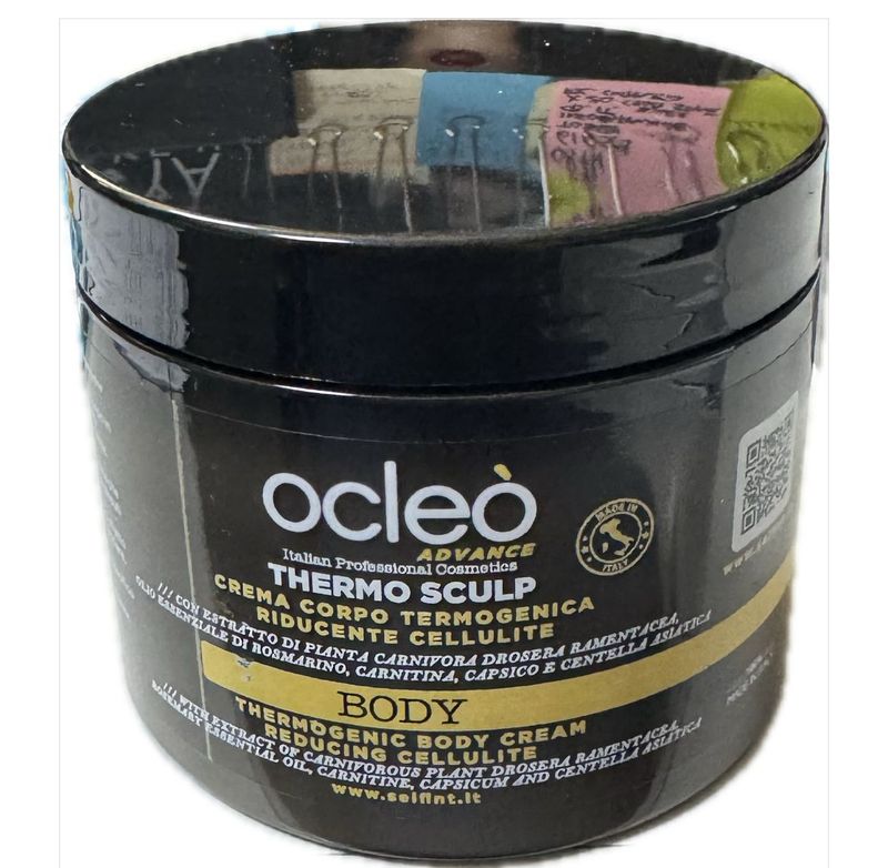 CREMA CORPO TERMOGENICA RIDUCENTE CELLULITE OCLEO' 500 ML