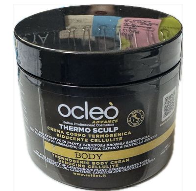 CREMA CORPO TERMOGENICA RIDUCENTE CELLULITE OCLEO' 500 ML