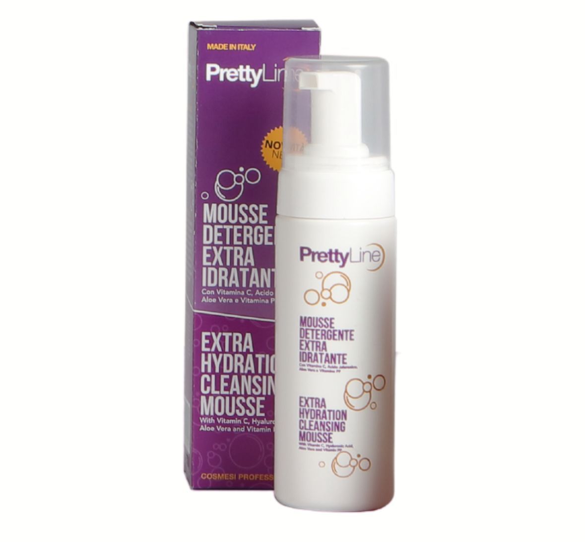 MOUSSE DETERGENTE EXTRA IDRATANTE PRETTY LINE 150 ML