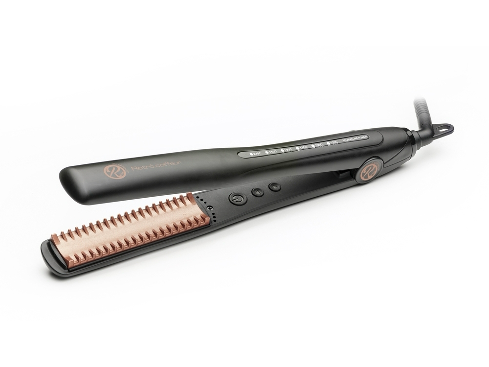 PHON GHD HELIOS PLUM PIU' PIASTRA RETRO' COMB HAIR STRAIGHTENER