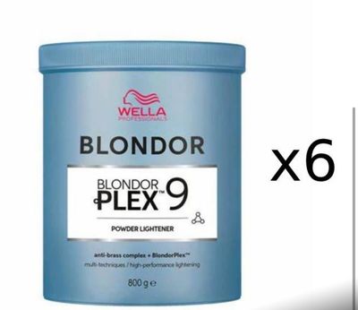 DECOLORANTE WELLA 800 GR BLONDORPLEX X 6 PZ DECOLORANTE WELLA 800 GR BLONDORPLEX X 6 PZ