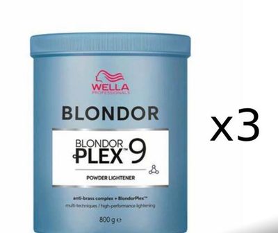 DECOLORANTE WELLA BLONDORPLEX 800 GR X 3 PZ DECOLORANTE WELLA BLONDORPLEX 800 GR X 3 PZ
