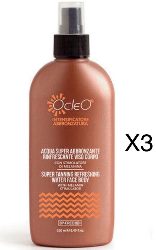 ACQUA SUPER ABBRONZANTE SPRAY 250 ML OCLEO' X 3PZ ACQUA SUPER ABBRONZANTE SPRAY 250 ML OCLEO' X 3PZ