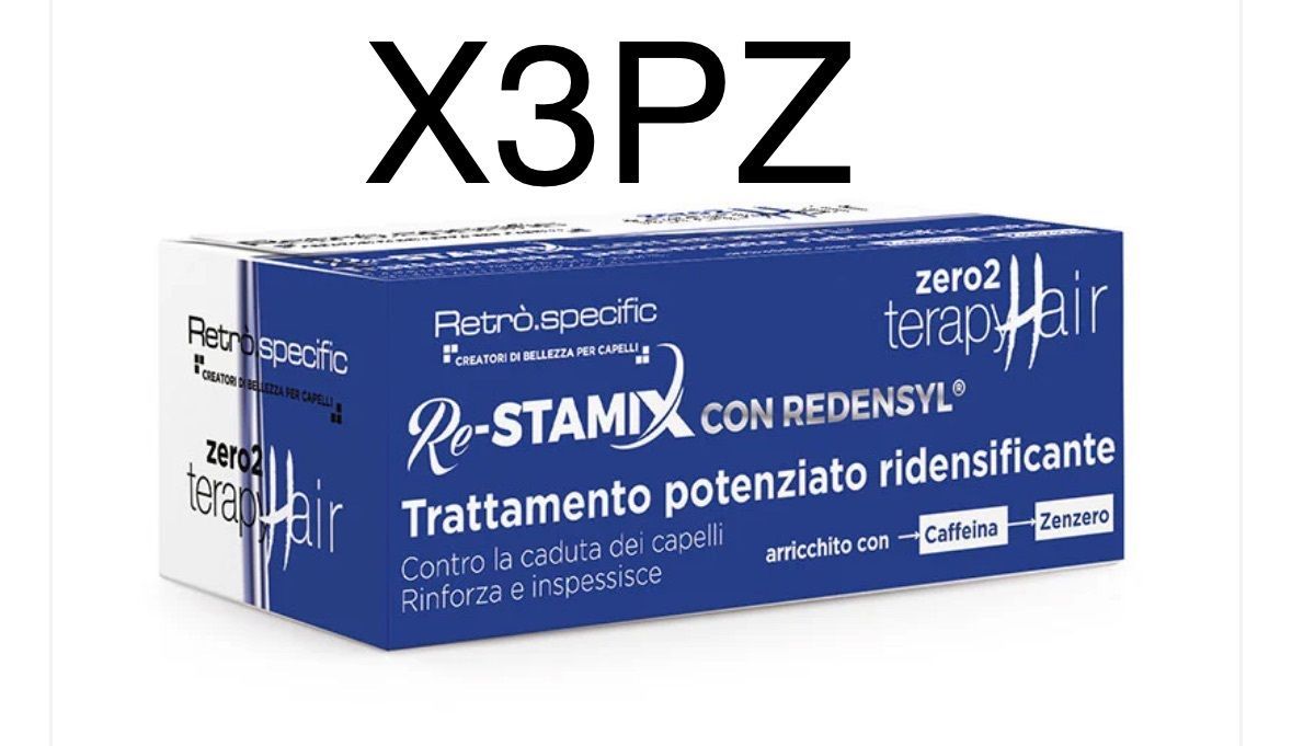 KIT A/CADUTA FIALI RESTAMIX 1O FIALI  X 3 CONFEZIONI PIU' SHAMPOO RETRO' A/CADUTA 250 ML