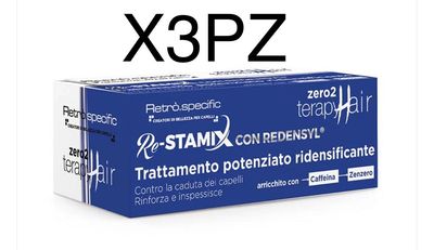 KIT A/CADUTA FIALI RESTAMIX 1O FIALI  X 3 CONFEZIONI PIU' SHAMPOO RETRO' A/CADUTA 250 ML