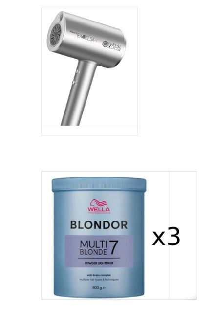PHON RETRO' CRYSTAL EXCELSA COLLAGENE + 3 PZ BLONDOR WELLA 800GR
