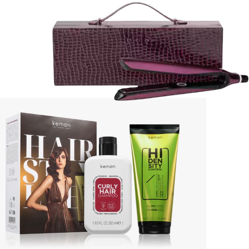 PIASTRA GHD MAX GIFT SET CHERRY CHIC + K. WET BUNDLE CURLY H.DENS. PIASTRA GHD MAX GIFT SET CHERRY CHIC + K. WET BUNDLE CURLY H.DENS.