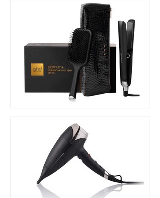 SET GHD PIASTRA PLATINUM+GIFT SET NERA CON SPAZZOLA E POCHETTE DELUXE PIU' PHON GHD HELIOS NERO SET GHD PIASTRA PLATINUM+GIFT SET NERA CON SPAZZOLA E POCHETTE DELUXE PIU' PHON GHD HELIOS NERO