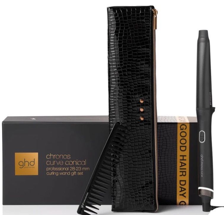 FERRO GHD CHRONOS CURVE CONICAL 28-23 MM GIFT SET CHERRY CHIC FERRO GHD CHRONOS CURVE CONICAL 28-23 MM GIFT SET CHERRY CHIC