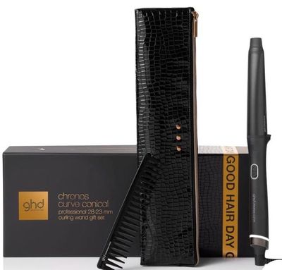 FERRO GHD CHRONOS CURVE CONICAL 28-23 MM GIFT SET CHERRY CHIC FERRO GHD CHRONOS CURVE CONICAL 28-23 MM GIFT SET CHERRY CHIC