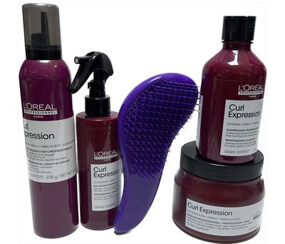 KIT L'OREAL CURL EXPRESSION OMAGGIO SPAZZOLA KOLORTANGLE KIT L'OREAL CURL EXPRESSION OMAGGIO SPAZZOLA KOLORTANGLE