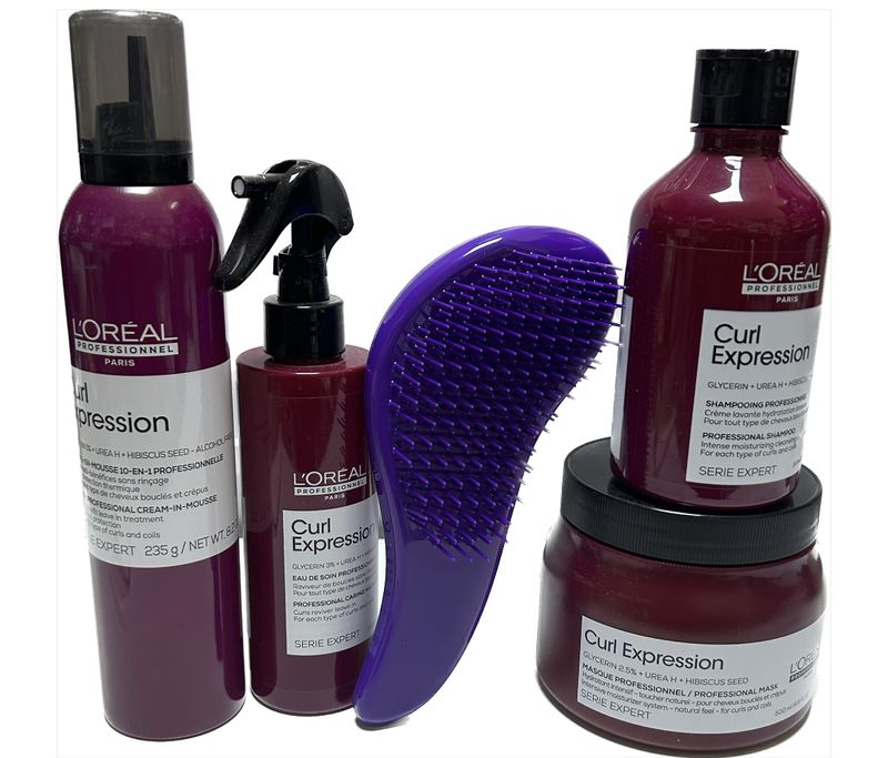 KIT L'OREAL CURL EXPRESSION OMAGGIO SPAZZOLA KOLORTANGLE KIT L'OREAL CURL EXPRESSION OMAGGIO SPAZZOLA KOLORTANGLE