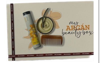 MY ARGAN BEAUTY BOX ELGON 250+250 (SHAMPO MASK) +PETTINE MY ARGAN BEAUTY BOX ELGON 250+250 (SHAMPO MASK) +PETTINE