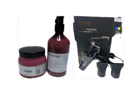 PHON MOVE ORO NERO MOTORE BRUSHLESS 2200 WATT CON DUE BECCUCCI PIU IN OMAGGIO SHAMPOO LOREAL 500 ML PRO LONGER E MASCHERA 500 ML PRO LONGER PHON MOVE ORO NERO MOTORE BRUSHLESS 2200 WATT CON DUE BECCUCCI PIU IN OMAGGIO SHAMPOO LOREAL 500 ML PRO LONGER E MASCHERA 500 ML PRO LONGER