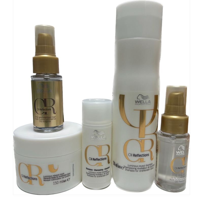 SHAMPOO WELLA OIL REFLECTTIONS 250 ML PIU' MASCHERA 150 ML PIU' SEMI DI LINO LIGHT E INTENSE 30 ML SHAMPOO WELLA OIL REFLECTTIONS 250 ML PIU' MASCHERA 150 ML PIU' SEMI DI LINO LIGHT E INTENSE 30 ML