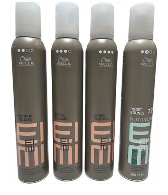 MOUSSE EIMI WELLA  300 ML NATURAL VOLUME,EXTRA VOLUME,BOOST BOUNCE,SHAPE CONTROL