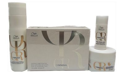KIT WELLA OIL REFLECTIONS CON SHAMPOO 250 ML,MASCHERA 150 ML E FIALI ELISIR DI LUMINOSITA' 10X 6ML KIT WELLA OIL REFLECTIONS CON SHAMPOO 250 ML,MASCHERA 150 ML E FIALI ELISIR DI LUMINOSITA' 10X 6ML