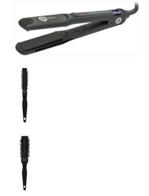 PIASTRA STRAIGHTENER I RETRO' COIFFEUR PIU' IN OMAGGIO 2 SPAZZOLE TERMICHE P.H.T MISURA 20-33