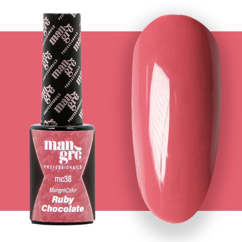 SMALTO SEMIPERMANENTE MANGRE' RUBY CHOCOLATE MC38 8 ML SMALTO SEMIPERMANENTE MANGRE' RUBY CHOCOLATE MC38 8 ML