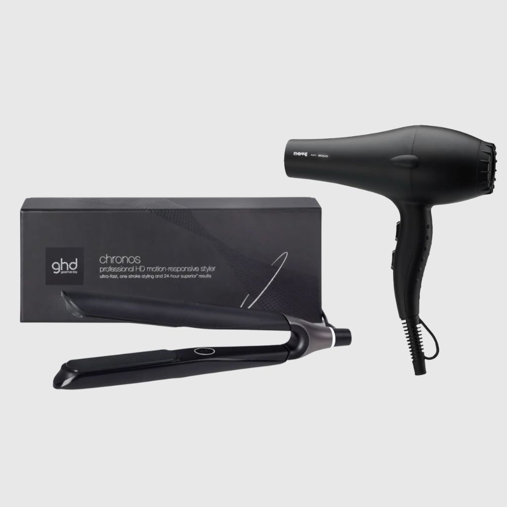 PIASTRA GHD CHRONOS NERA PIU' PHON MOVE AIR 9000 BLACK 2100 WATT PIASTRA GHD CHRONOS NERA PIU' PHON MOVE AIR 9000 BLACK 2100 WATT