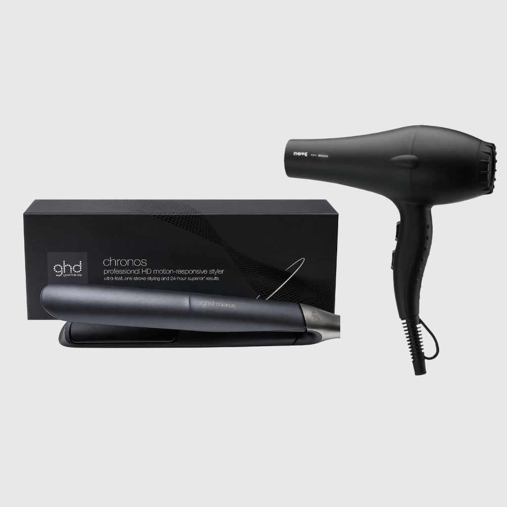 PIASTRA GHD CHRONOS NERA   PIU' PHON MOVE AIR 9000 BLACK 2100 WATT