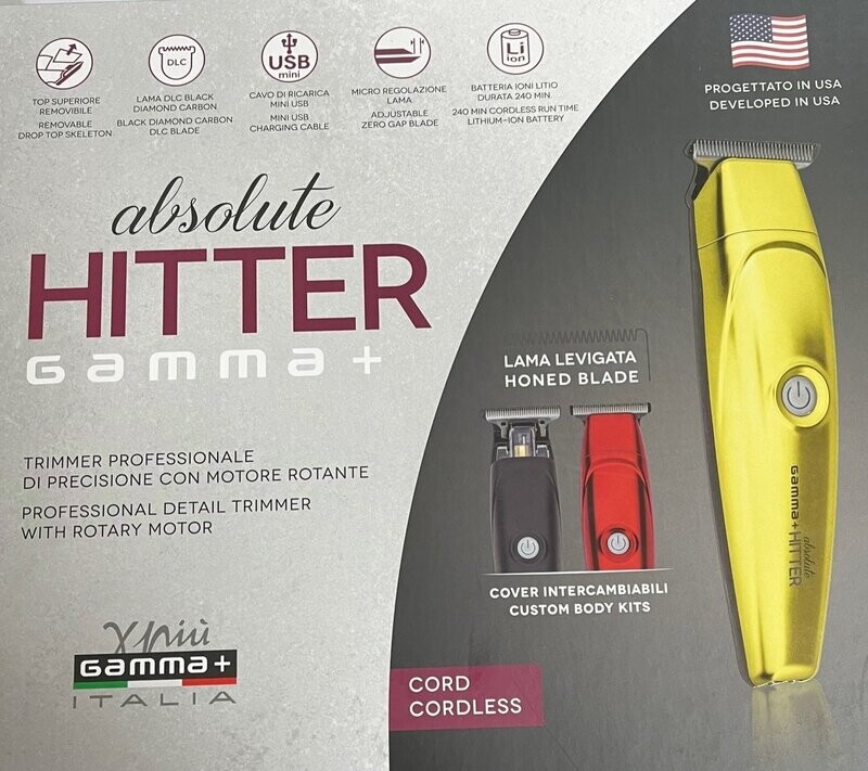 TRIMMER ABSOLUTE HITTER CON COVER EXTRA NERO/ROSSO/ORO TRIMMER ABSOLUTE HITTER CON COVER EXTRA NERO/ROSSO/ORO