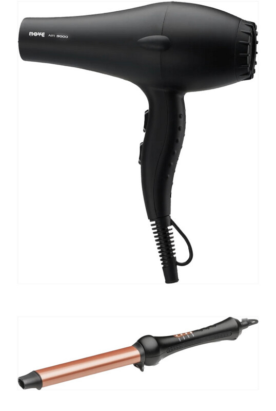 PHON MOVE AIR 9000 BLACK PIU' FERRO RETRO' CURL WAVE STYLER I 14X19MM PHON MOVE AIR 9000 BLACK PIU' FERRO RETRO' CURL WAVE STYLER I 14X19MM