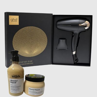 PHON GHD HELIOS 2200 WATT NERO CON IN OMAGGIO SHAMPOO 500 ML LOREAL ABSOLUT REPAIR E MASCHERA 500 ML ABSOLUT REPAIR PHON GHD HELIOS 2200 WATT NERO CON IN OMAGGIO SHAMPOO 500 ML LOREAL ABSOLUT REPAIR E MASCHERA 500 ML ABSOLUT REPAIR