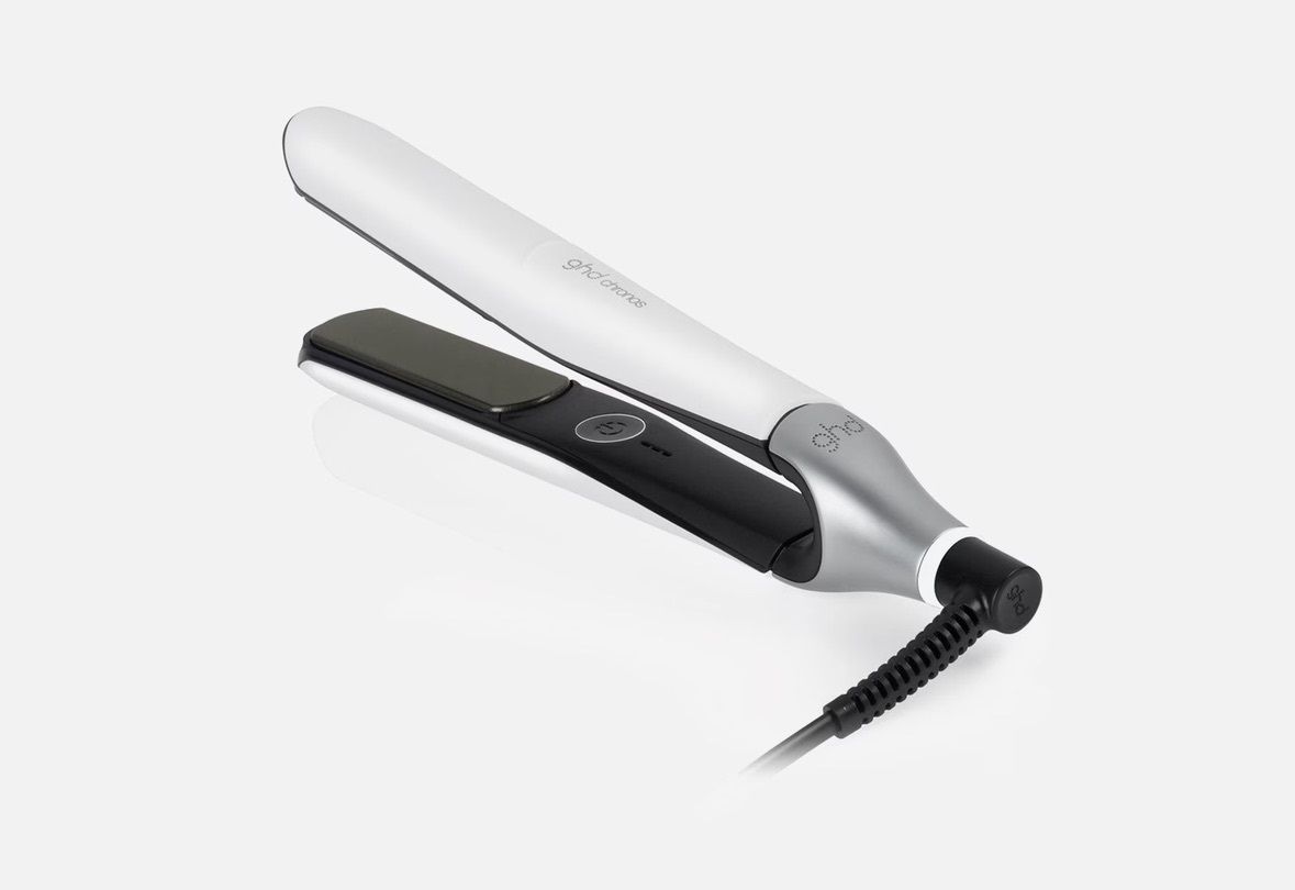 PHON GHD HELIOS BIANCO + PIASTRA GHD CHRONOS BIANCA + LACCA GHD + BORSA GHD