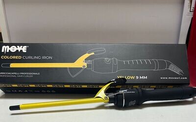 FERRO ARRICCIACAPELLI MOVE CURLING IRON 9MM YELLOW OMAGGIO FINISSAGE VOLUME OIL BIOFORT 250 ML FERRO ARRICCIACAPELLI MOVE CURLING IRON 9MM YELLOW OMAGGIO FINISSAGE VOLUME OIL BIOFORT 250 ML