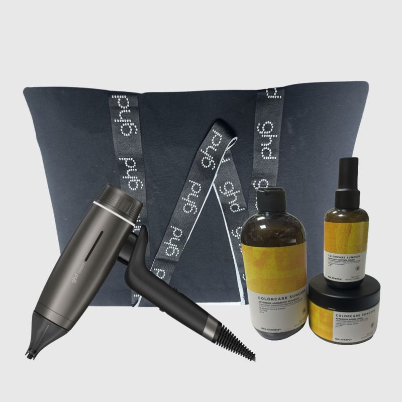 KIT MARE CON PHON GHD SPEED 2100 WATT + SET MARE ELGON SUN SHAMPOO MASK E LEAVE-IN IN REGALO BORSA GHD KIT MARE CON PHON GHD SPEED 2100 WATT + SET MARE ELGON SUN SHAMPOO MASK E LEAVE-IN IN REGALO BORSA GHD