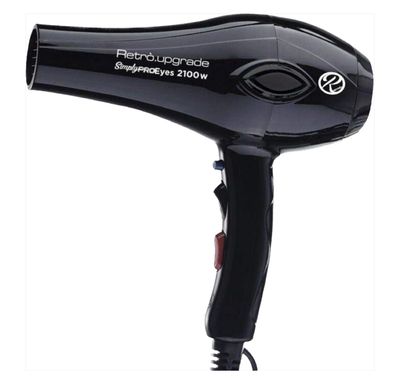 PHON RETRO'.UPGRADE SIMPLYPRO BLACK 2100 WATT  PIU' TERMOPROTETTORE GHD 250 ML